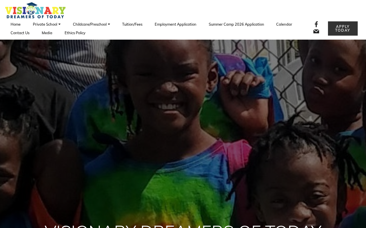 Visionary Dreamers of Today website designed and built by A&O Design Solutions