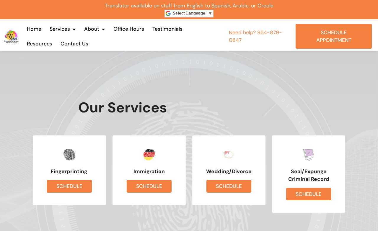 JW Just Works website designed and built by A&O Design Solutions