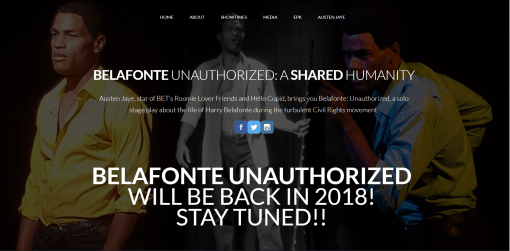 Belafonte Unauthorized website designed and built by A&O Design Solutions