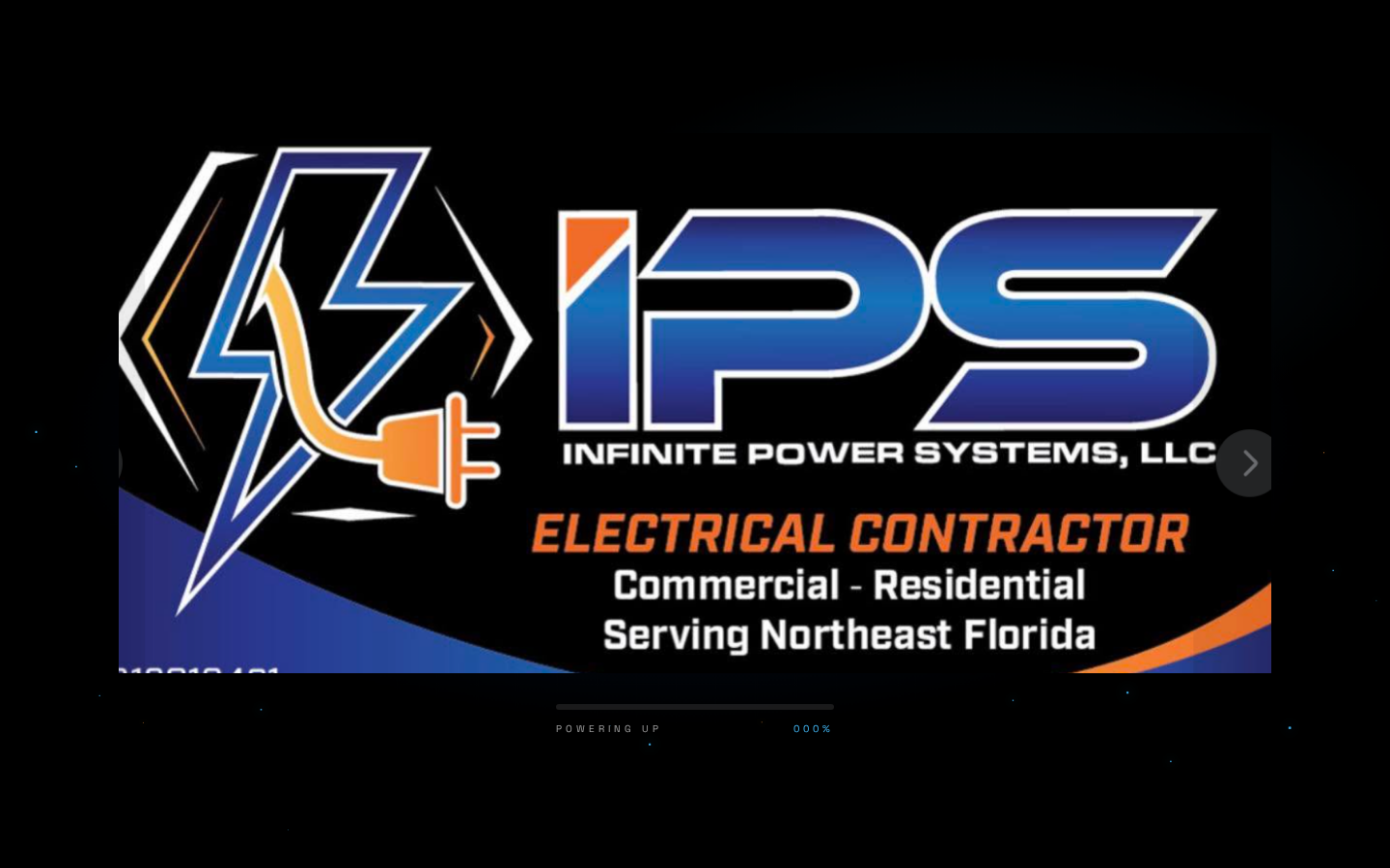 Infinite Power Systems website designed and built by A&O Design Solutions